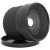 0.21x-0.22x High Grade Fish-Eye Lens (Includes Necessary Lens Adapter & Stepping Ring) + Nwv Direct Micro Fiber Cleaning Cloth for Olympus SP-560 UZ view 1
