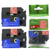 2/Pack - LM Tapes Compatible TZe-435 White on Red p-Touch Label Tape, 12mm Laminated replacment TZe435 Tape, TZ435 0.47" White Ink on Red Label with a Great Color/Size Guide. view 1