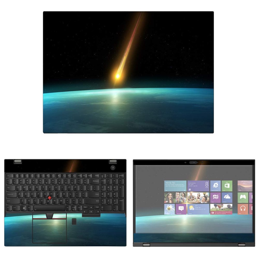 Decalrus - Protective Decal Space Skin Sticker for Lenovo ThinkPad T580 (15.6" Screen) case Cover wrap LEthnkpad15_T580-151