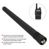 2Pcs SMA Female Intercom High Gain Antenna Short Dual Frequency Whip Antenna for -5R 5RA 5RB 5RE -B5 B8 view 2