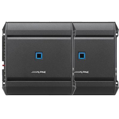 Alpine S-A32F S-Series 4-Channel Digital Amplifier Bundled w/Alpine S-A60M S-Series Class D Mono Amplifier