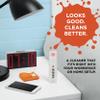 WHOOSH! Screen Shine Go XL - 3.4 fl oz with Microfiber Cloth - Powerful Streak-Free Screen Cleaner Spray and Wipe for MacBook, Laptop, Car, Eyeglasses & Phone - Sleek Bottle for Home, Work or Travel view 4