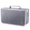Bivisen CD/DVD Case Holder, 128 Capacity CD VCD Media Wallet, Storage, Holder, Booklet, Organizer (Silver) view 1