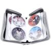 Bivisen CD/DVD Case Holder, 128 Capacity CD VCD Media Wallet, Storage, Holder, Booklet, Organizer (Silver) view 2