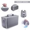 Bivisen CD/DVD Case Holder, 128 Capacity CD VCD Media Wallet, Storage, Holder, Booklet, Organizer (Silver) view 3