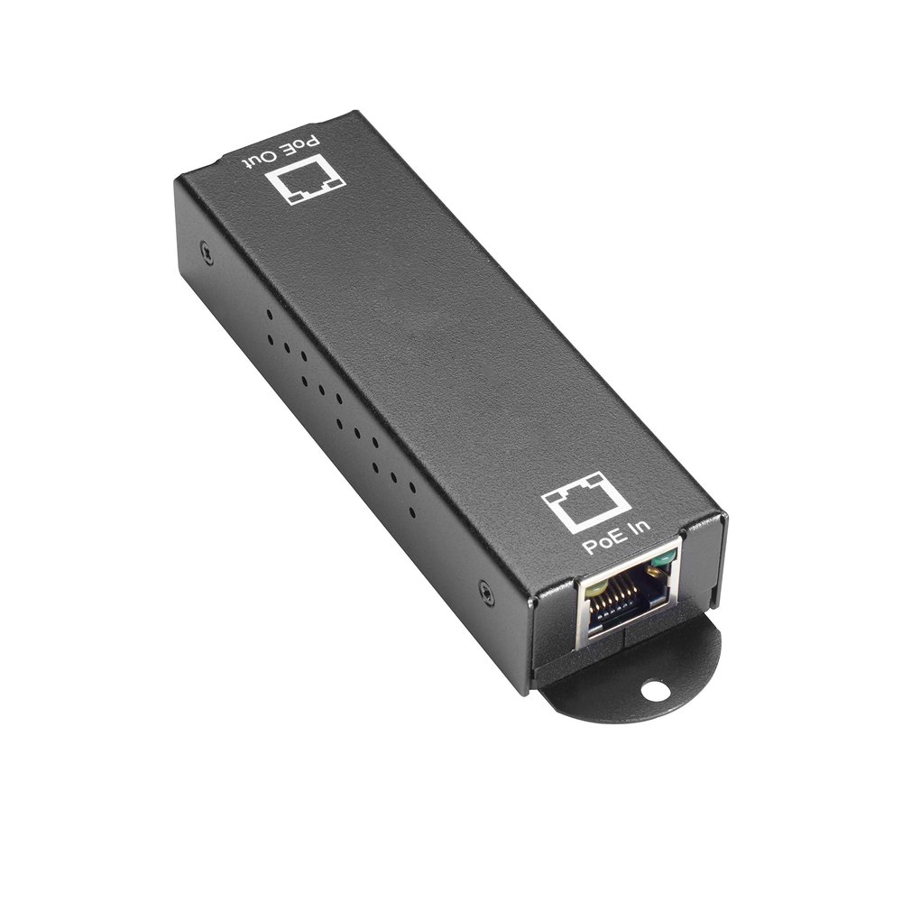 Black Box 10/100/1000BASE-T PoE+ Ethernet Repeater - 802.3at
