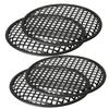 2 Pairs 8 Inch Subwoofer Metal Waffle Grills - Universal Speaker Cover Guard view 1