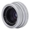 25mm F1.8 APS-C Large Aperture Wide Angle Lens Manual Focus Lens for, for, for FX, for for M, for Mirrorless Camera(Silver) view 1