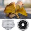 25mm F1.8 APS-C Large Aperture Wide Angle Lens Manual Focus Lens for, for, for FX, for for M, for Mirrorless Camera(Silver) view 4
