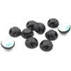 ENVISIONED Cable Clips with 3M Self Adhesive, Black, 10 Pack (2 Slots) for Home, Office or Nightstand view 2