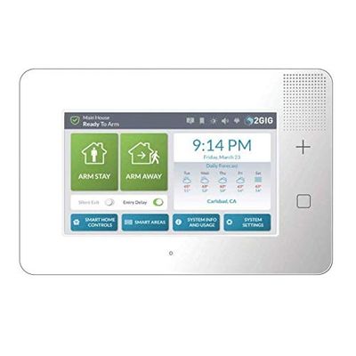 2GIG GC3e Premium Security and Control Panel, Enhanced Security, 7" Touch Screen (2GIG-GC3E-345)
