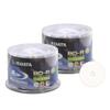 100 Pack Ridata 6X BD-R BDR 25GB Single Layer Blue Blu-ray White Inkjet Hub Printable Recordable Blank Media Disc with Spindle Packing view 1