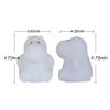 FASBEL Baby Night Lights Cartoon Hippo Night Lamps Nursery Toddler Soft Silicone Nightlight with Touch Sensor Rechargeable (Hippo) view 4