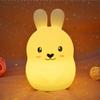 FASBEL Baby Night Lights Soft Silicone Bunny Night Lamp Kids Toddlers Nursery Nightlight with Touch Sensor Rechargeable view 2
