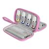 BUBM USB Flash Drive Case, Portable Waterproof Electronic Accessories Bag for USB Flash Drives, SD Cards,Earphone and Other Small Accessories 16 x 9 x 4.5 cm,Gray view 3