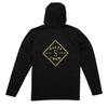 Salty Crew Men's Tippet Pocket UV Hoodie Black, Medium Standard Fit, Long Sleeve, Lightweight Sun Protection Layer view 4