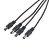 SLLEA OD5.5mm Jack to 4Plug Splitter Conncetor Power Cord for Secuirty CCTV Camera DVR view 3