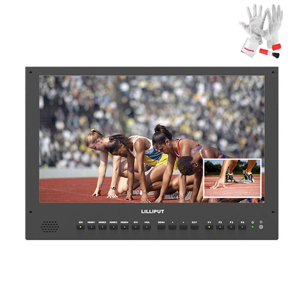 LILLIPUT BM280-4KS 28" 10bit 3840x2160 3G-SDI 4K HDMI 3D LUTS and HDR Broadcast Director Monitor with V mount plate