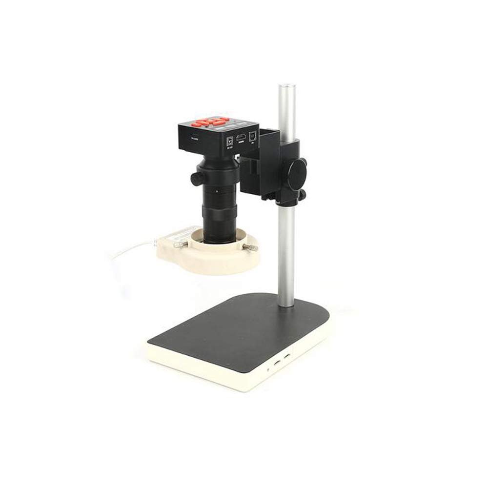 1080P 21MP HD HDMI USB Industrial Video Recorder Microscope Camera & 130X Lens & 56 Led Light for Lab Phone Repair