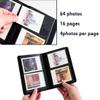 BigTrend 2x3 Inch Photo Paper Film Album Set for Fujifilm Instax Mini Camera, Polaroid Snap, Z2300, SocialMatic Instant Cameras & Zip Instant Printer (Pink spot, 64 Pockets) view 2