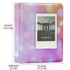 BigTrend 2x3 Inch Photo Paper Film Album Set for Fujifilm Instax Mini Camera, Polaroid Snap, Z2300, SocialMatic Instant Cameras & Zip Instant Printer (Pink spot, 64 Pockets) view 4