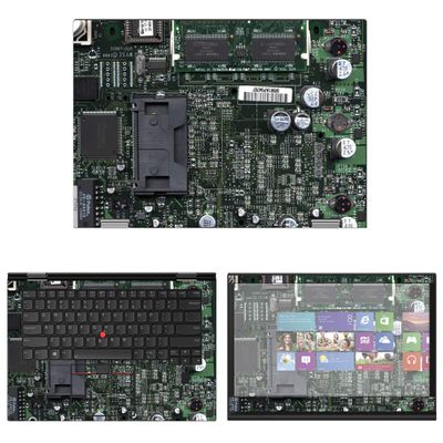 Decalrus - Protective Decal Circuit Board Skin Sticker for Lenovo ThinkPad X1 Yoga (3rd Gen.) (14" Screen) case Cover wrap LEtnkpadX1Yoga3gen-8