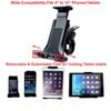 Adjustable 360 Swivel Portable Compact Tablet/Cell Phone Holder for Gym Handlebar on Exercise Bikes & Treadmills, Or Car Steering Wheel,Compatible with 3.5-12" Tablets (For iPad Pro 9.7/10.5'') view 2