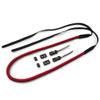 kinokoo Camera Strap Durable Shoulder Strap for Mirrorless and DSLR Camera, Vintage Neck Strap Nylon Rainbow Strap (RED) view 3