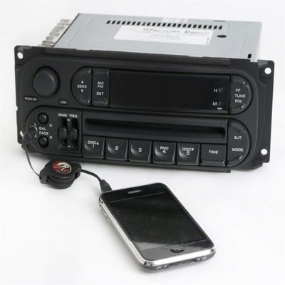 1 Factory Radio AM FM CD Upgraded With Auxiliary Input Compatible With 2002-2005 Dodge Neon RBK Slider Ver P05064354 (Renewed)