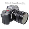 Foto&Tech Soft Shutter Release Button Compatible with Fuji Fujifilm X-T5 X-T4 X-T3 X-T30 X-T30 II X-T20 X-PRO3 X100V X100F X-E4 X-E3 RX1R II RX10 IV III Leica M9 Nikon Df F3 (4 Pcs, RD+BK+SL+DR) view 4