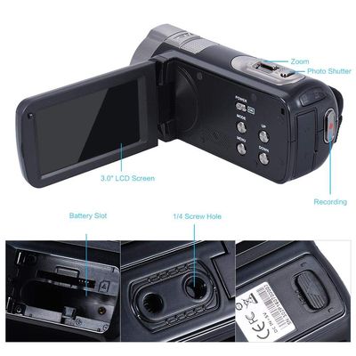 Digital Video Camera HDV-302P 24MP