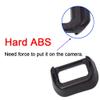 Eyepiece Eyecup Viewfinder Eye Cup for Sony Alpha A6500 A6400 A6600 Camera for viewfinder (2-Pack),ULBTER FDA-EP17 Eyepiece Eye Cup with Hot Shoe Cover (FAD-EP17) view 3