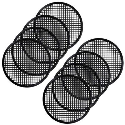4 Pairs 12 Inch Subwoofer Metal Waffle Grills - Universal Speaker Cover Guard