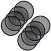 4 Pairs 12 Inch Subwoofer Metal Waffle Grills - Universal Speaker Cover Guard view 1