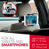 Macally Tablet Holder for Car Headrest - Adjustable iPad Headrest Mount for Car - Super Secure Car iPad Holder Backseat Kids - Fits All 4.7-12.9" Back Seat Devices (iPad Pro/Air/Mini, Nintendo Switch) view 3
