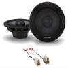 Alpine Pair R-S65.2 300 Watt 6.5" Car Audio Coaxial 2-Way Speakers Bundle with METRA 72-9300 Speaker Harness Connector Compatible with 2000-2004 Subaru Outback view 1