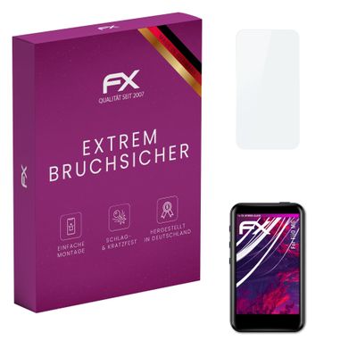 atFoliX Plastic Glass Protective Film compatible with FiiO M6, 9H Hybrid-Glass FX Screen Protector