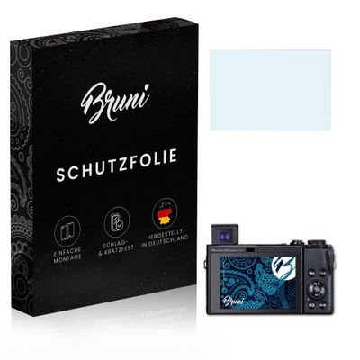 Bruni Screen Protector compatible with Canon PowerShot G5 X Mark II Protector Film, crystal clear Protective Film (2X)