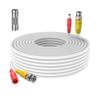 SLLEA 65ft White BNC Extension Cable Cord Lead Compatible with Night Owl Bullet Security Camera CM-PTHD80W-BU view 1