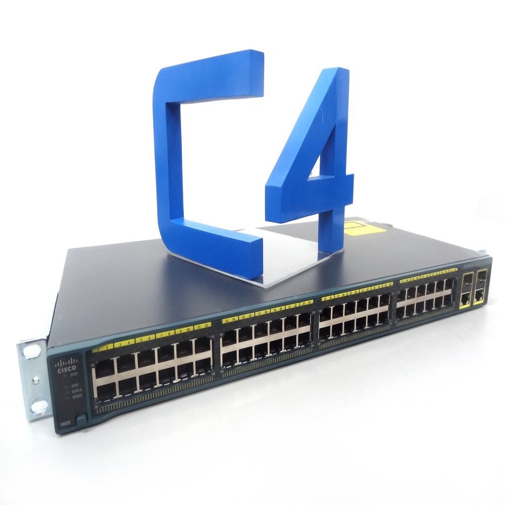 Cisco WS-C2960-48TC-S Catalyst 2960 48-Port Gigabit Ethernet Switch (Renewed)