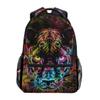 ALAZA Panther Leopard Animal Print Large Backpack for Kids Boys Girls Student Personalized Laptop iPad Tablet Travel School Bag with Multiple Pockets view 1
