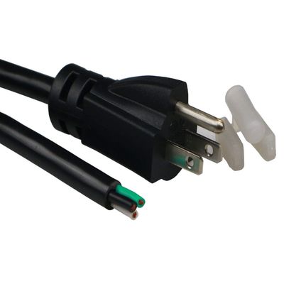 10 Feet Tool Power Cord 14AWG Heavy Duty 3 Prong 15A 125V 105 Temperature Resistance Waterproof Replacement Power Supply Cord (3.1 Meters,Black)