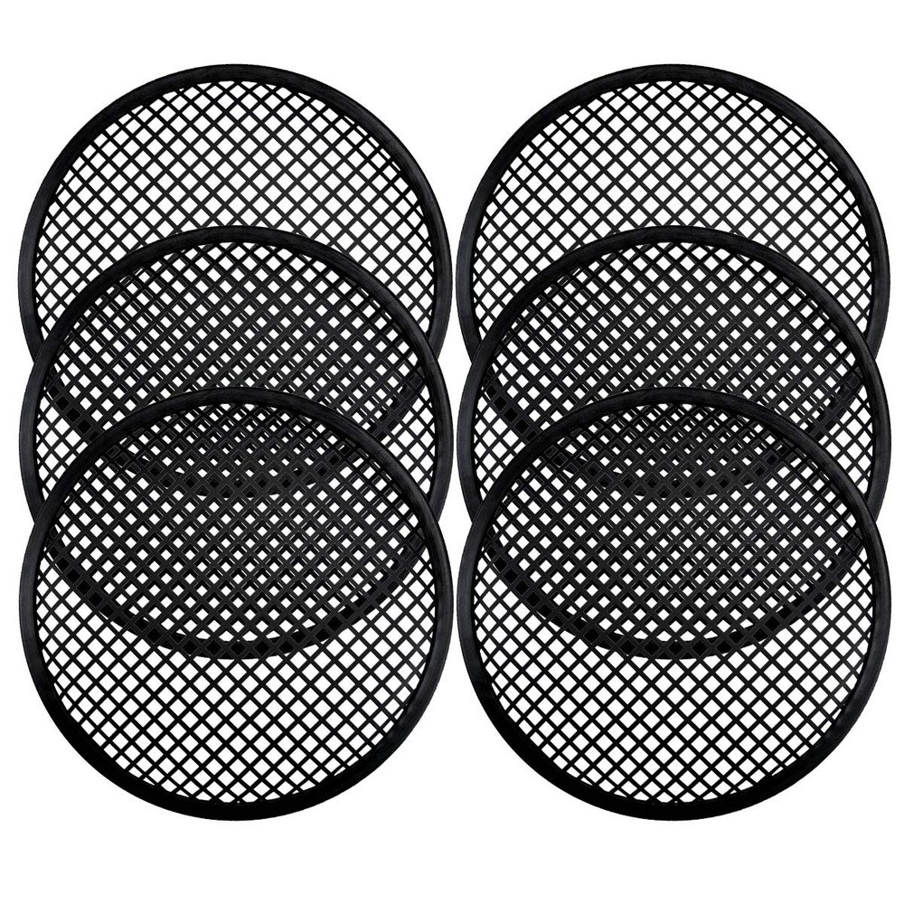 3 Pairs 15 Inch Subwoofer Metal Waffle Grills - Universal Speaker Cover Guard