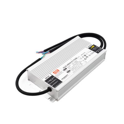 Mean Well HLG-480H-C1750B Power Supply LED Driver CC 480W 137~274V 1750mA, PFC, IP67, Dimming with 0-10VDC PWM Resistance, Input; 90~305VAC