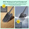 Retevis RT47 IP67 Waterproof 2 Way Radio,Heavy Duty Two Way Radio with Mic, Fully Dustproof,Waterproof 1m/30min,License-Free,Lightweight,Walkie Talkies for Construction Manufacture Outdoor(4 Pack) view 2