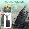 Retevis RT47 IP67 Waterproof 2 Way Radio,Heavy Duty Two Way Radio with Mic, Fully Dustproof,Waterproof 1m/30min,License-Free,Lightweight,Walkie Talkies for Construction Manufacture Outdoor(4 Pack) view 4