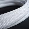 10mm White&Silver Mix Color Dense Expanding Matte Braided Sleeving Cable x 5M (5 Meters) view 1