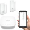 YoLink LoRa Smart Door Sensor Starter Kit: Hub & (2) Door Sensors - Up to 1/4 Mile Open-Air Range, Door Left-Open Reminders, up to 5 Year Battery Life, Alexa, IFTTT, Home Assistant view 1