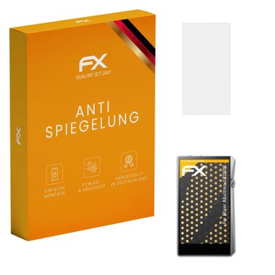 atFoliX Screen Protector compatible with IRiver A&ultima SP2000 Screen Protection Film, anti-reflective and shock-absorbing FX Protector Film (3X)