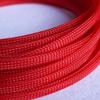 1M x 6MM Red High Densely Expandable Braided Dense PET Sleeving Cable 3 Weave view 1
